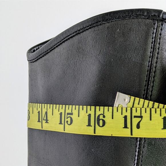 Frye Boots Melissa Button 2 75477 Womens 8 Black Tall Knee High Riding Extended - Picture 14 of 16